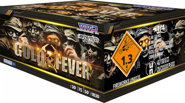 Vivid Pyrotechnics Gold Fever
